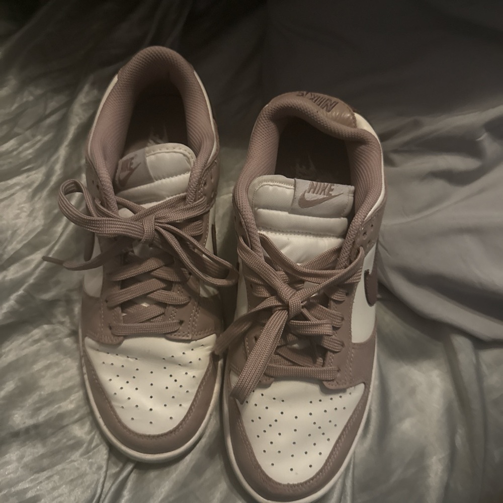 Nike Brown and White Sneakers